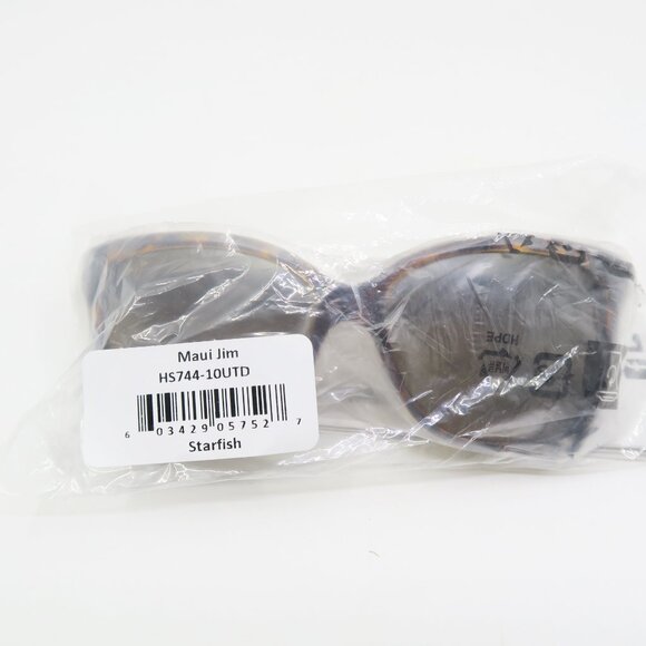 Maui Jim MJ744-10UTD 56mm STARTFISH Brown, Polarized, Made in Italy, Sunglasses. - Picture 8 of 9